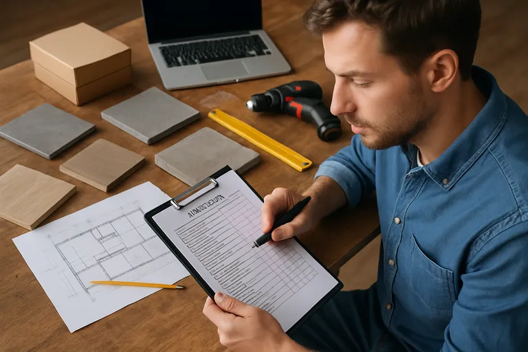 Van schets tot oplevering: stel zonder stress een helder materialenoverzicht voor je klus samen