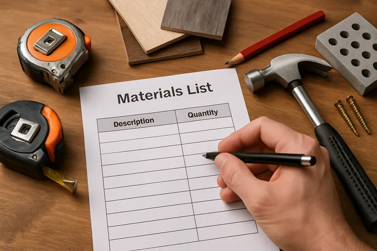 Wat is een materialenlijst